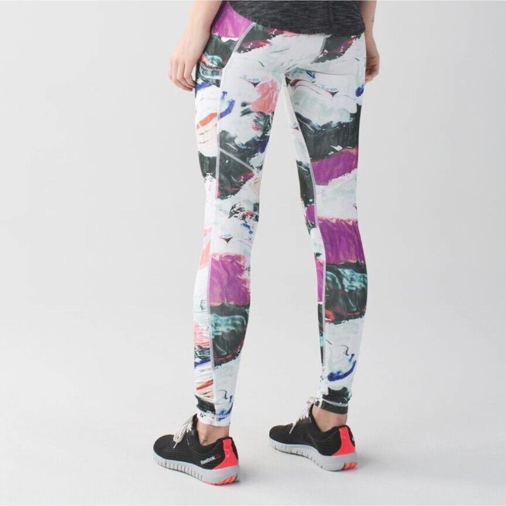 Lululemon Pants Size 4 Speed Tight III All Full-On Luxtreme Pigment Wave - Picture 2 of 7